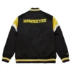 Iowa hawkeyes cooperstown full snap satin varsity jacket 2