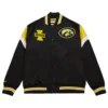 Iowa hawkeyes cooperstown full snap satin varsity jacket 3