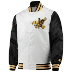 Iowa Hawkeyes The Legend White/Purple Satin Jacket