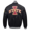 Iowa state cyclones script tail black jacket
