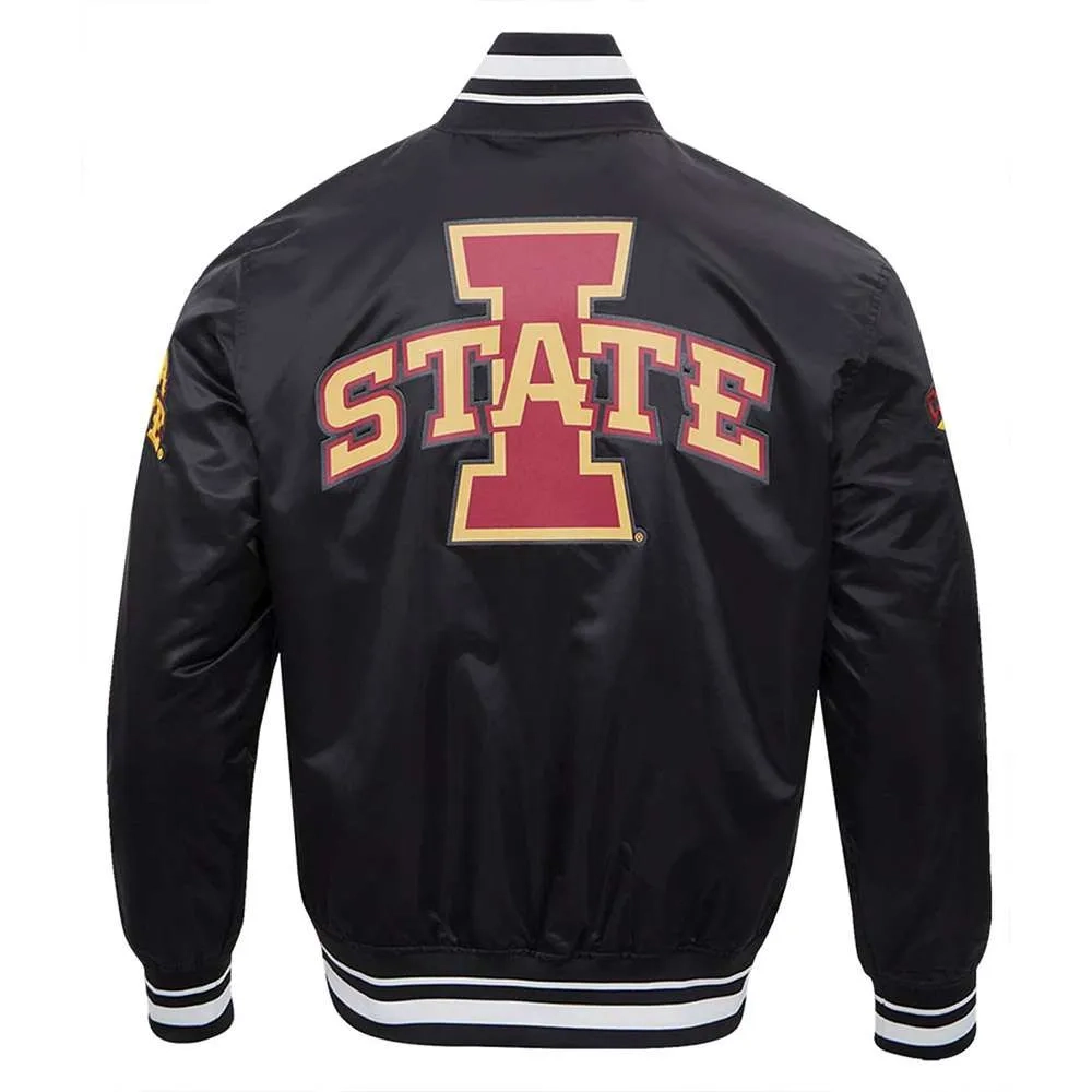 Iowa state cyclones script tail black jacket