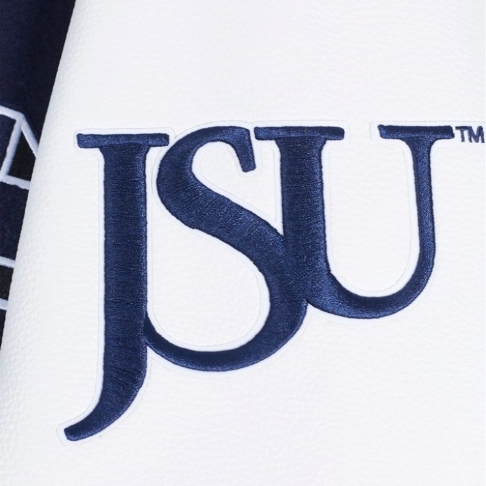 Jackson state tigers classic wool amp leather varsity jacket