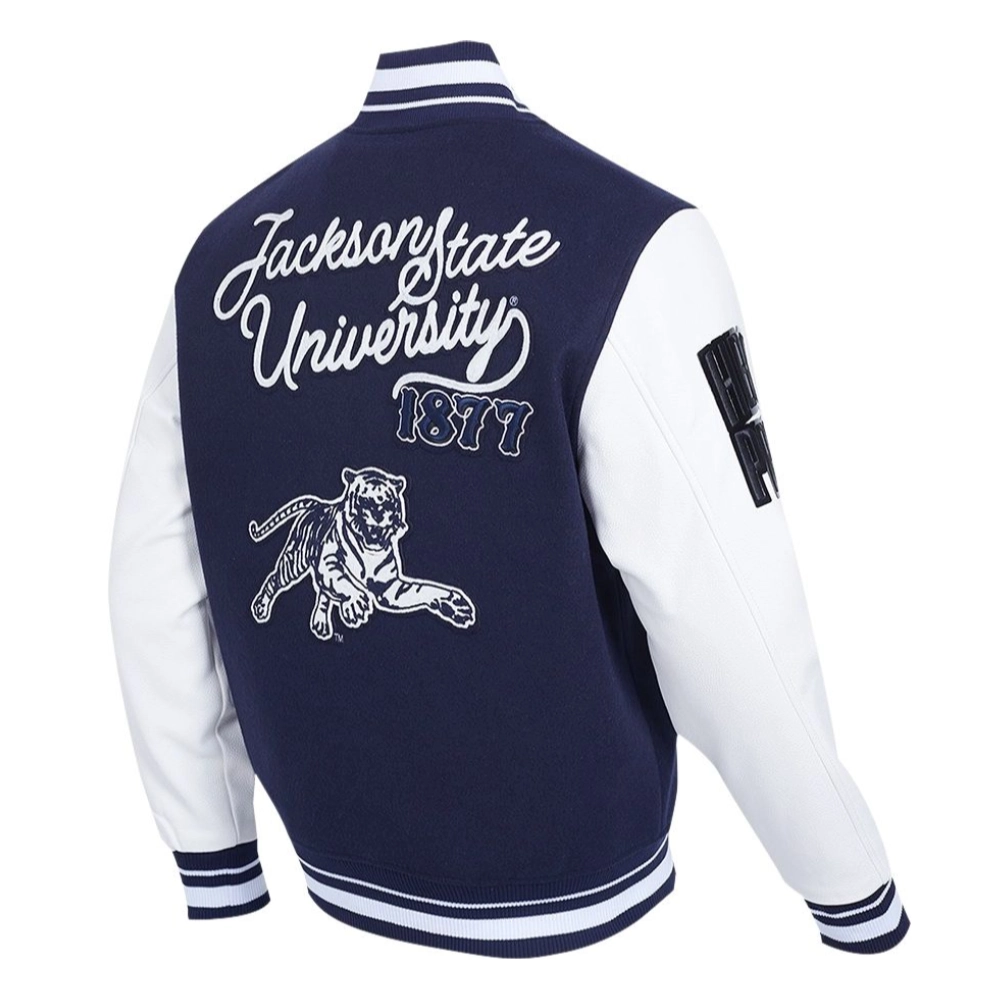 Jackson state tigers classic wool varsity jacket