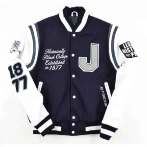 Jackson state university motto 20 navywhite wool leather varsity jacket 2