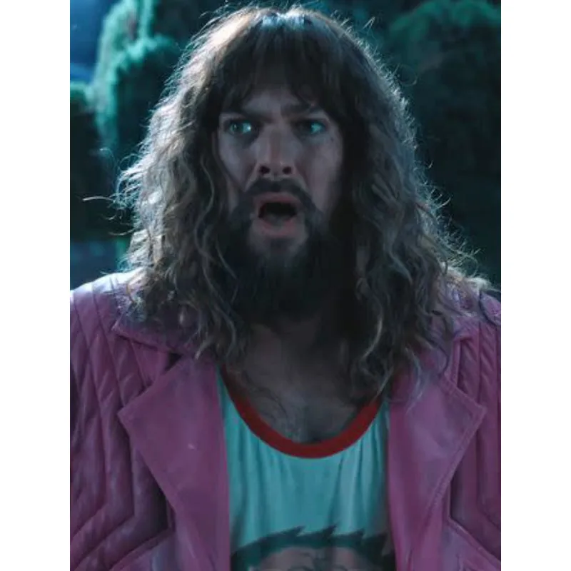 Jason momoa a minecraft pink leather jacket
