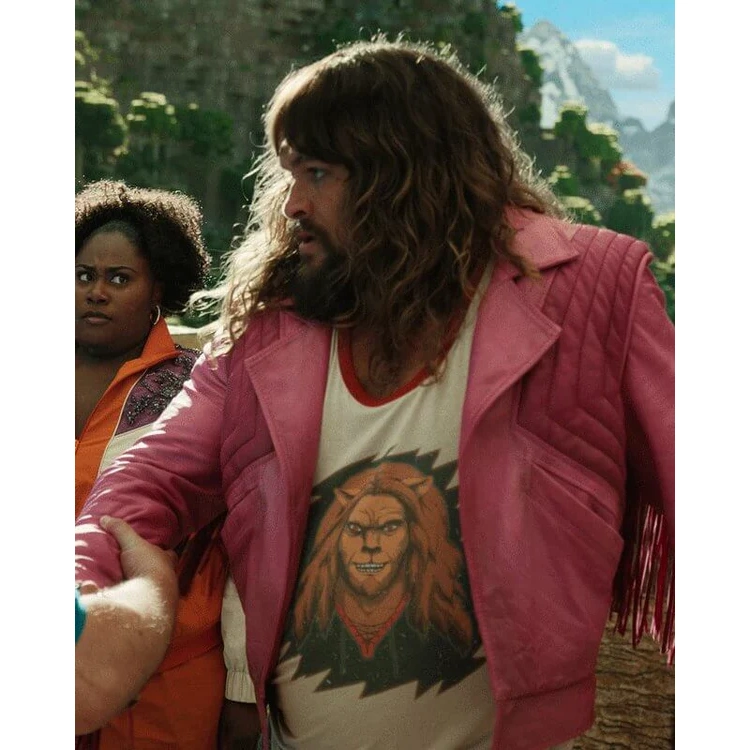 Jason momoa minecraft leather jacket