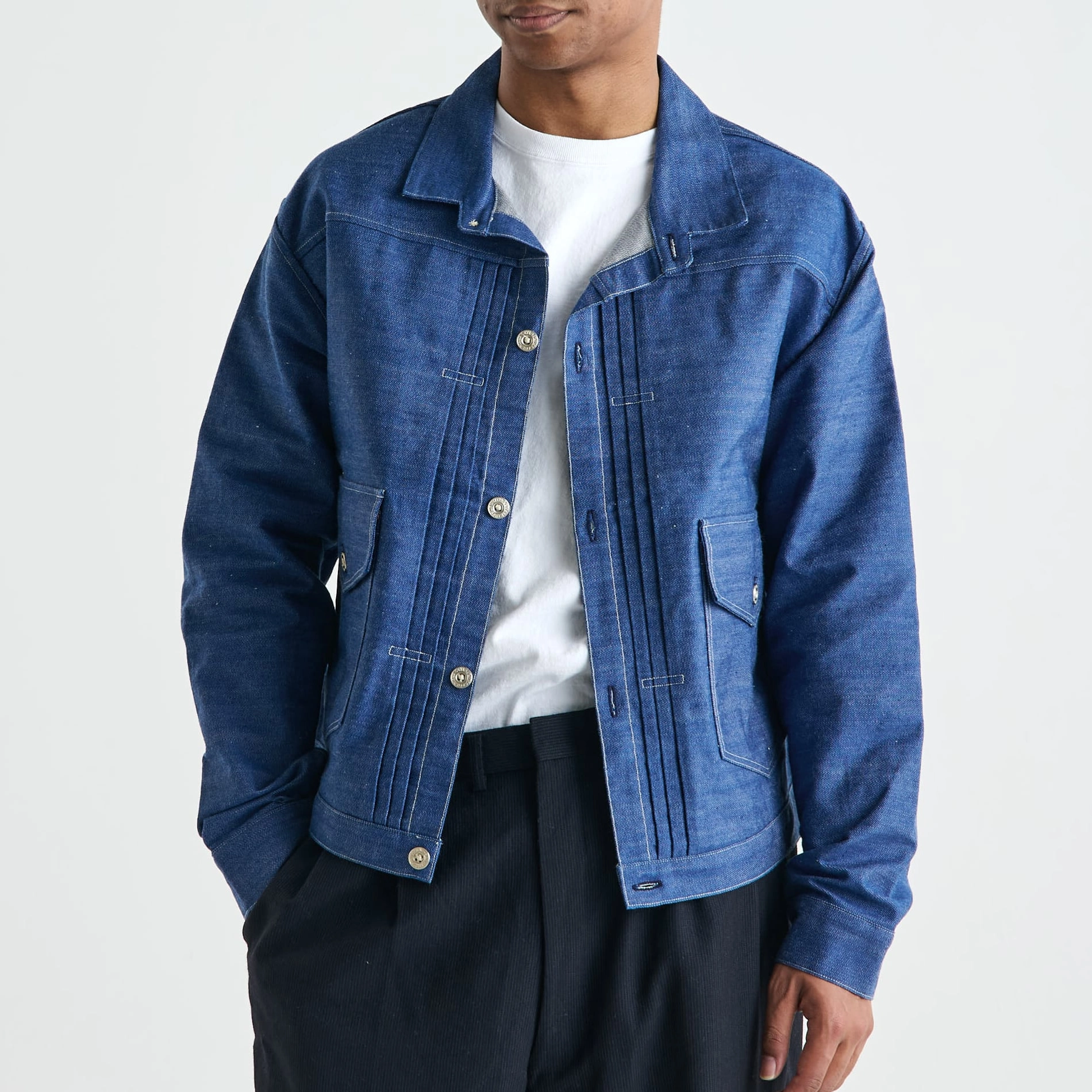 Johnny storm blue fantastic four denim jacket