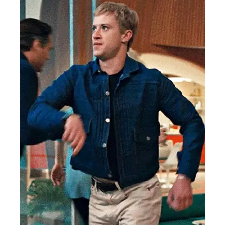 Johnny storm fantastic four first steps blue jacket