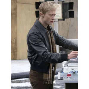 Johnny storm the fantastic four black leather jacket