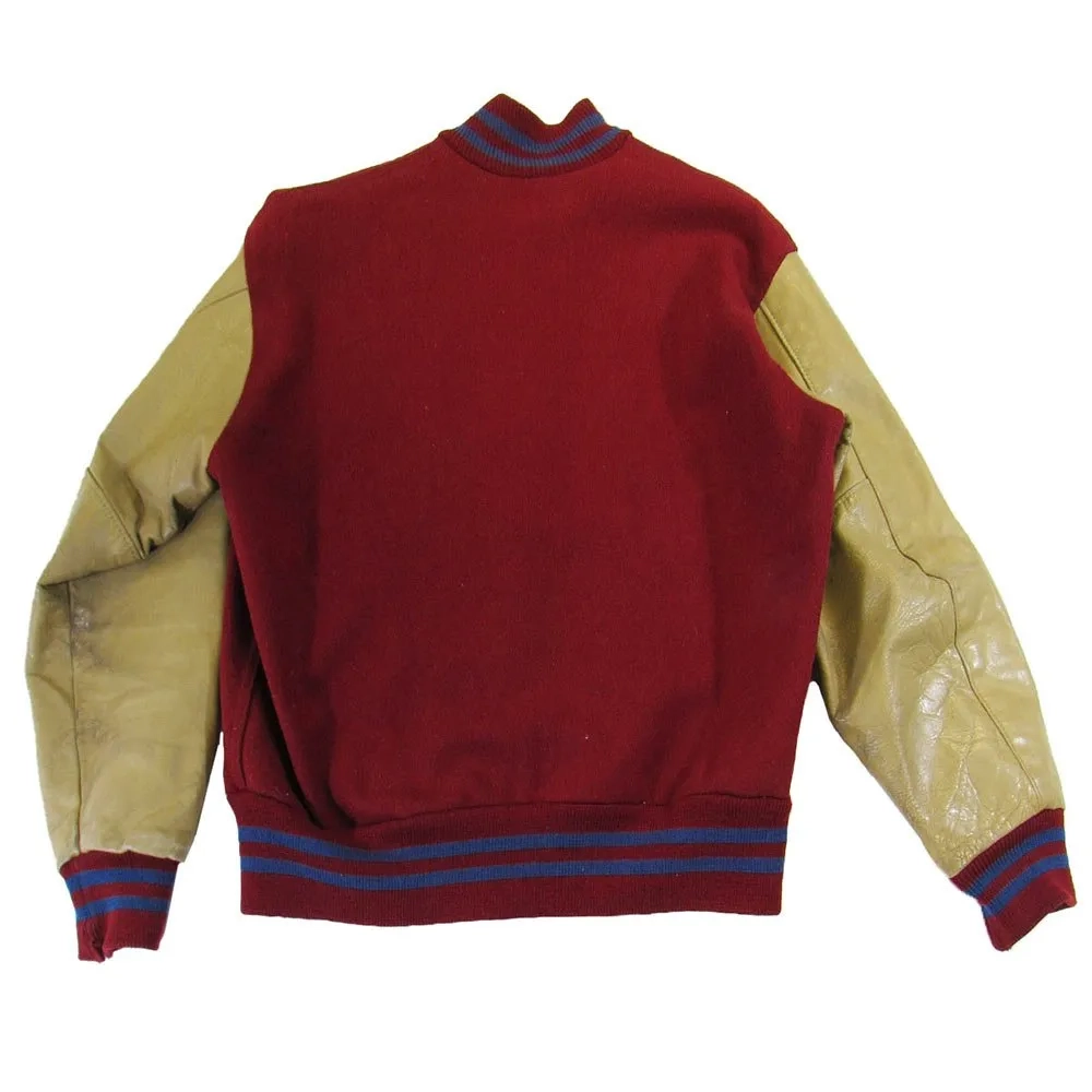 Kansas jayhawks letterman wool leather varsity jacket