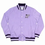 Kansas State Wildcats Script Retro Purple Satin Jacket