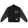 Kentucky wildcats 1965 university of black wool leather varsity jacket 2