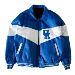 Kentucky Wildcats Vintage 90’s Blue/White Leather Jacket
