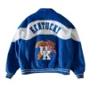 Kentucky wildcats 90s bluewhite leather varsity jacket 2