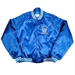 Kentucky Wildcats Vintage Full-Snap Blue Satin Jacket