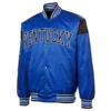 Kentucky wildcats blue satin varsity jacket 2
