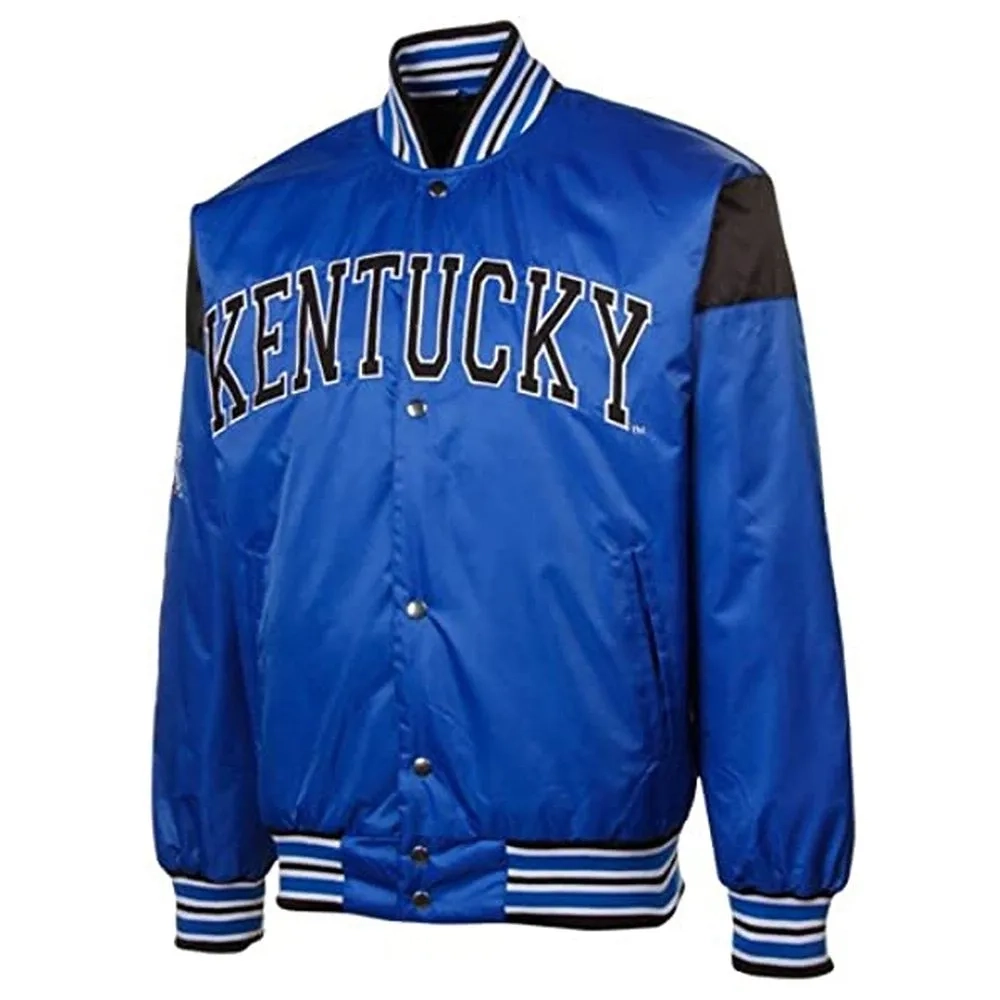 Kentucky wildcats blue satin varsity jacket 2