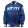 Kentucky wildcats o line blue satin varsity jacket 1
