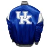 Kentucky wildcats power blue satin varsity jacket 1