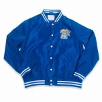 Kentucky Wildcats Script Retro Blue Satin Jacket