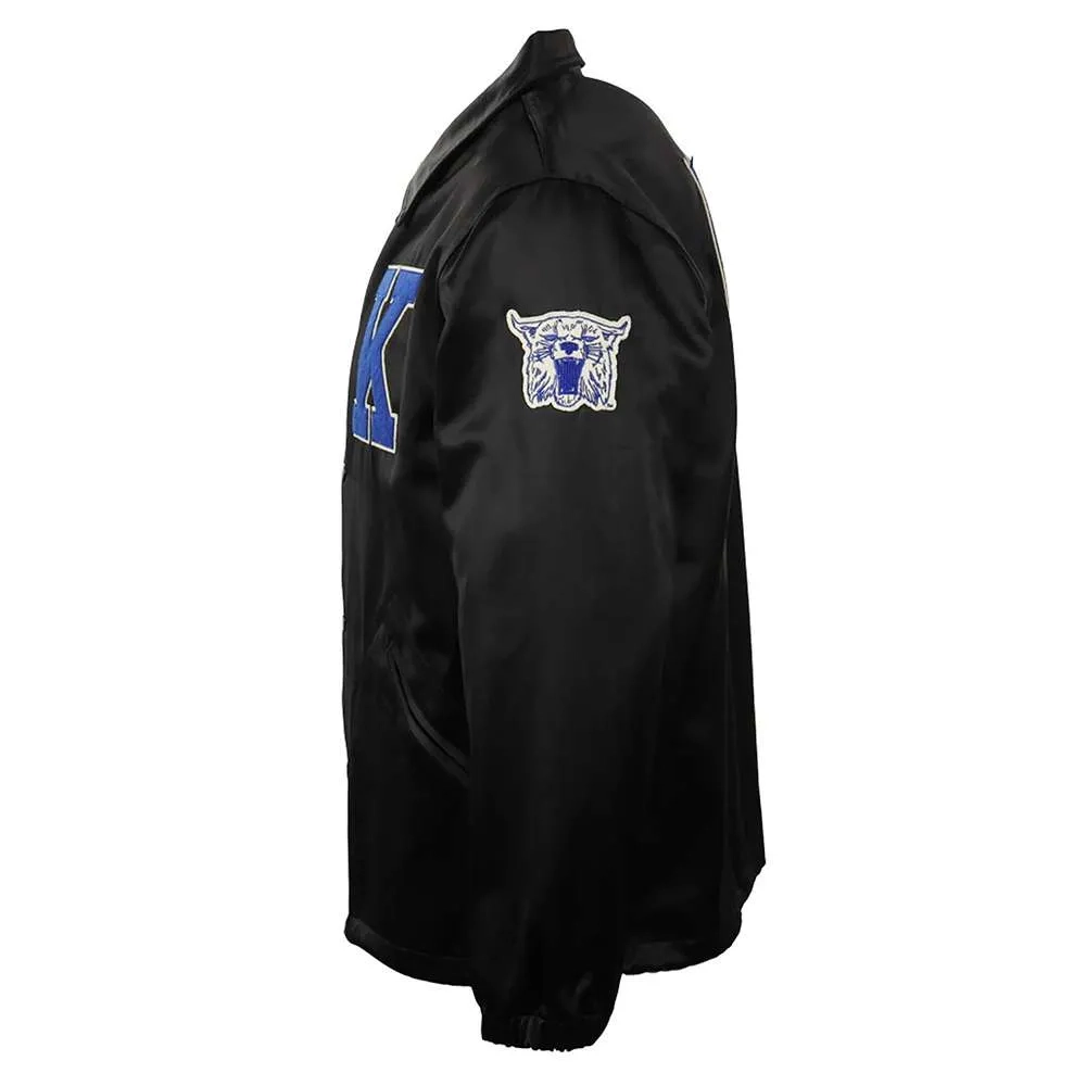 Kentucky wildcats windbreaker black satin varsity jacket 5