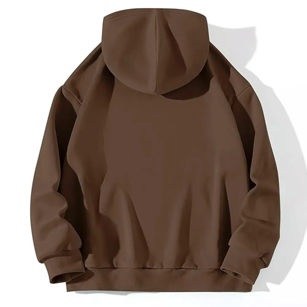 Kozy y2k dark brown hoodie