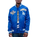 Los Angeles Dodgers World Series 2025 Royal Satin Jacket