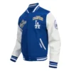 La dodgers mens world series 2025 wool leather jacket
