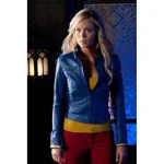 Smallville Kara Kent Blue Leather Jacket