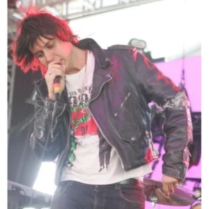 Leather jacket julian casablancas