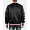 Lebron ohio state black satin jacket 1