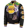 Los angeles lakers remix varsity jacket