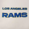 Los angeles rams retro classic wool leather patch jacket