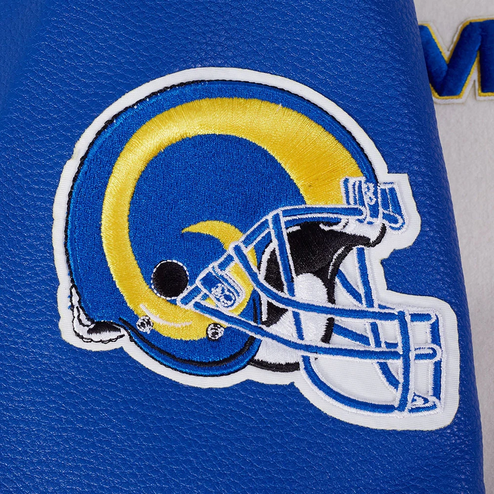 Los angeles rams retro classic wool leather patch