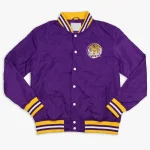 LSU Tigers Retro Purple Satin Jacket