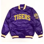 LSU Tigers Vintage Purple Satin Jacket