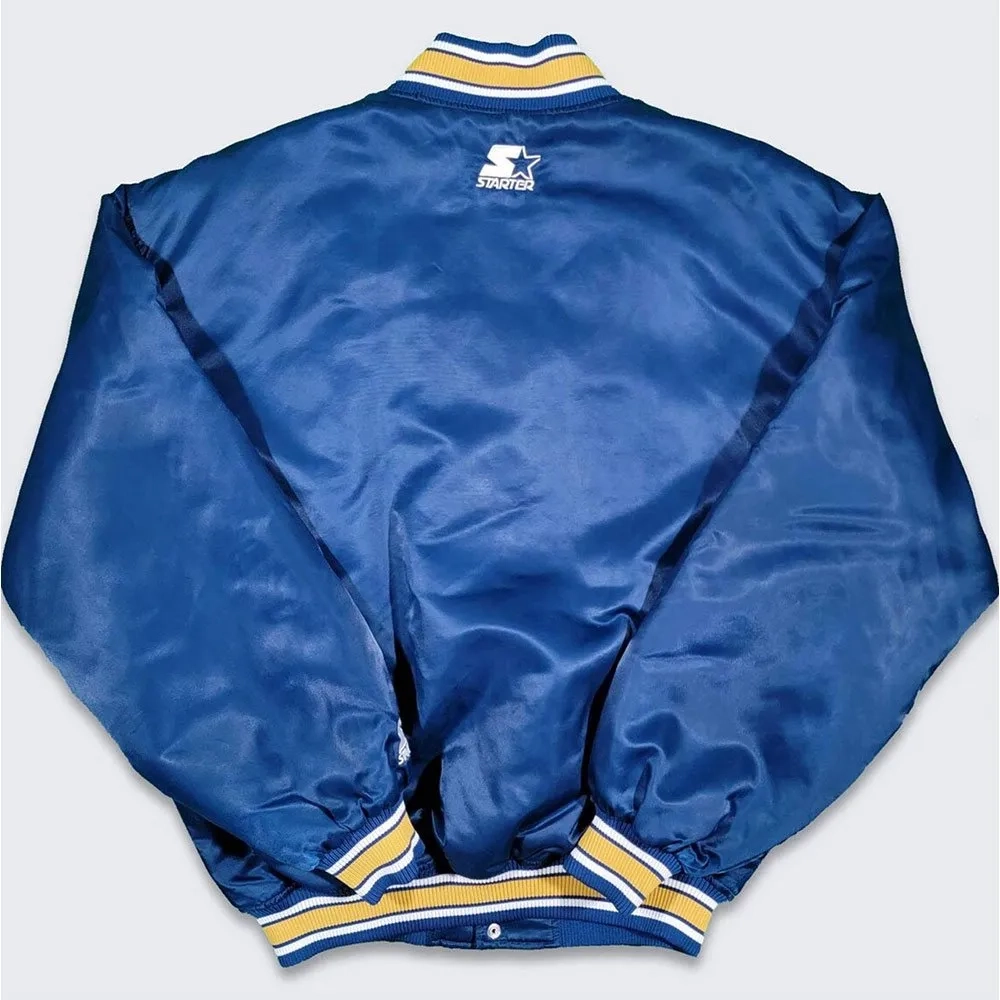 Louisville slugger blue red wool leather varsity jacket 2
