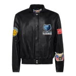 Memphis Grizzlies Full Leather Black Jacket