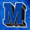 Memphis tigers classic rib blue satin varsity patches