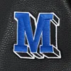 Memphis tigers womens classic black wool leather patch logo