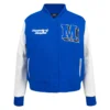 Memphis tigers womens classic bluewhite varsity jacket