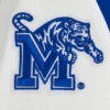 Memphis tigers womens classic bluewhite wool leather patch logo 1