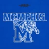 Memphis tigers womens classic bluewhite wool leather patches