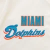 Miami dolphins retro classic full snap satin patch