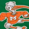Miami hurricanes 1969 university of miami green wool leather varsity jacket