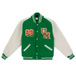 Miami Hurricanes Vintage Green Wool/Leather Jacket