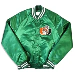 Miami Hurricanes Vintage Green Satin Jacket