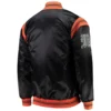 Miami hurricanes the enforcer black satin varsity jacket 6