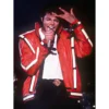 Michael jackson bad tour thriller leather jacket