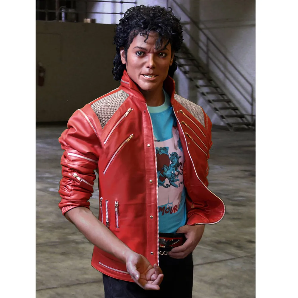 Michael jackson beat it red biker jacket